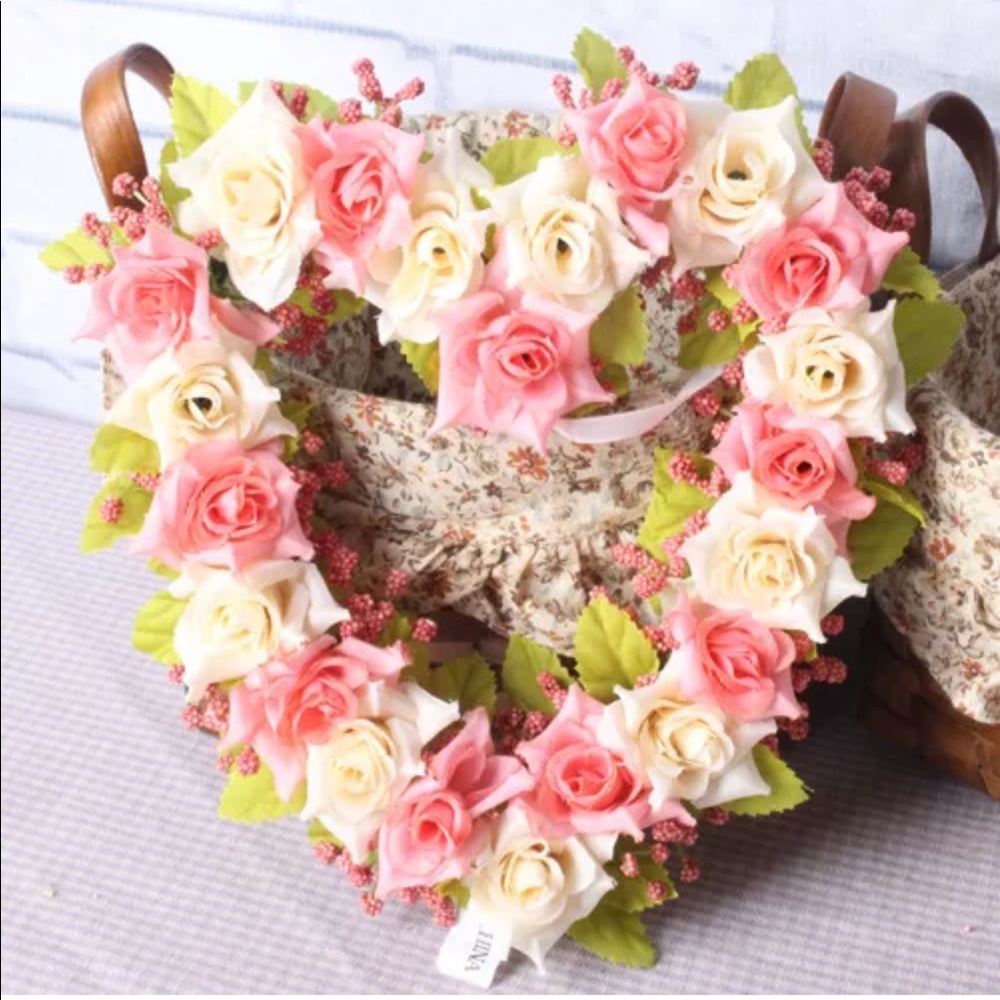 Artificial Flower 🌺 Heart Shape Hanging